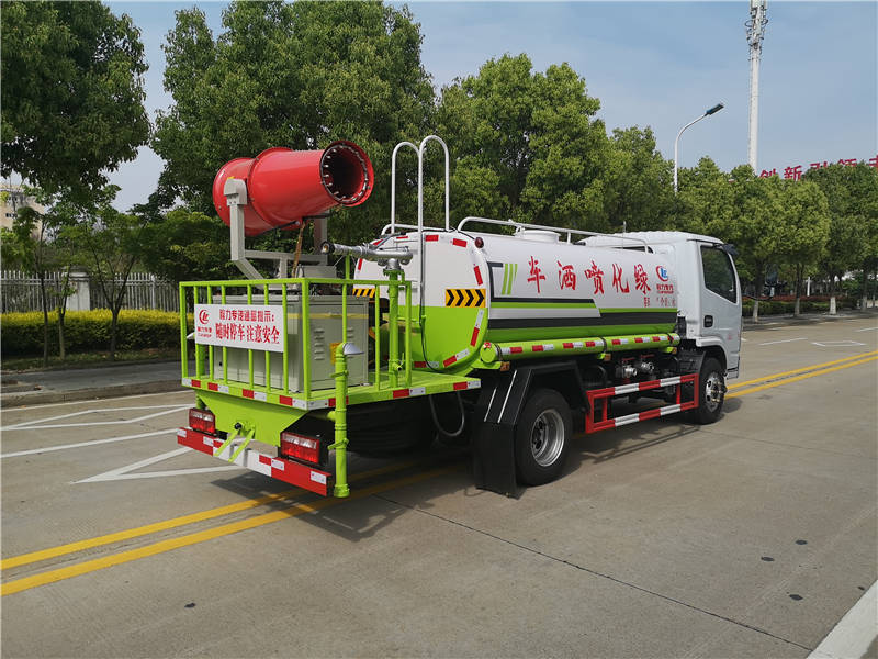 5吨多功能抑尘车，东风5方雾炮车
