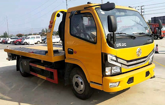 东风大多利卡一拖二清障车（黄牌国六）