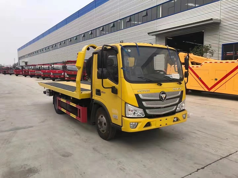 福田欧马可蓝牌清障车