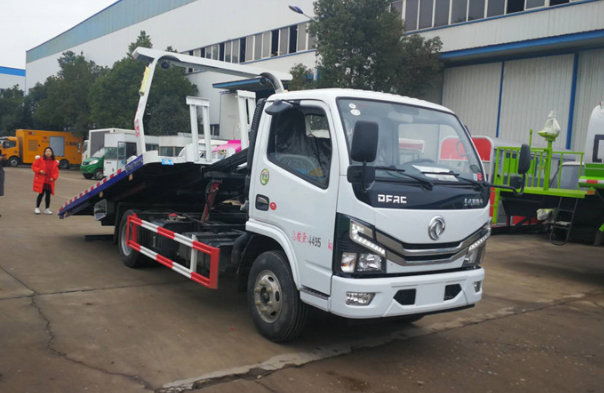 国六东风多利卡蓝牌清障车(2)