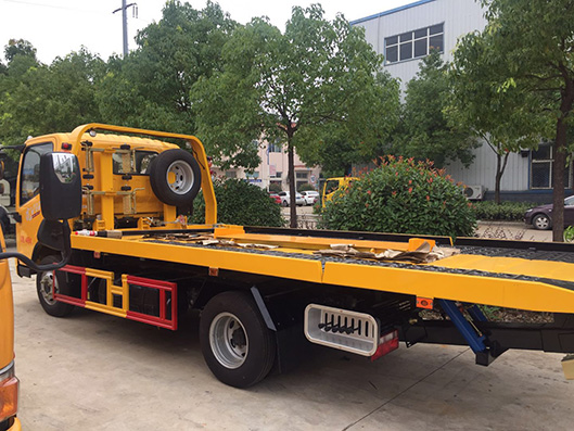 解放一拖二清障车