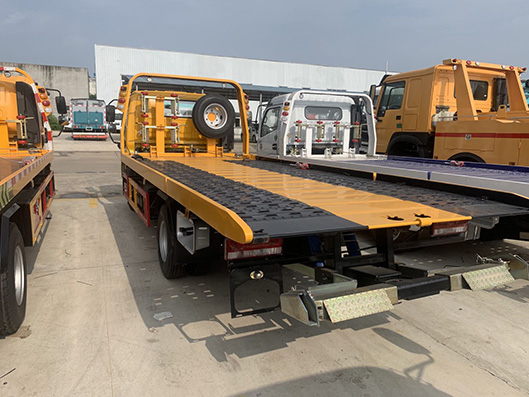 江淮骏铃V5一拖二清障车