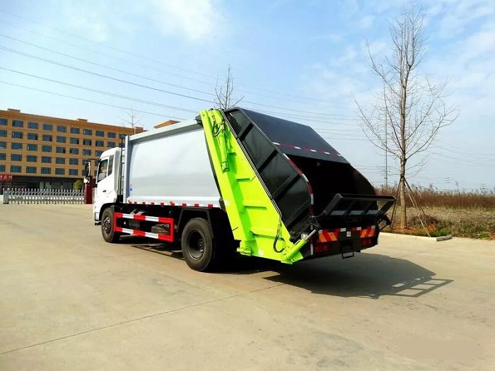 东风天锦压缩垃圾车（后翻桶）图片六