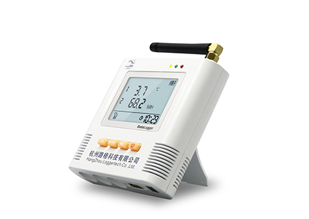 杭州路格温湿度记录仪，GPRS 记录变送器 G95-4PS，电源等。图片一