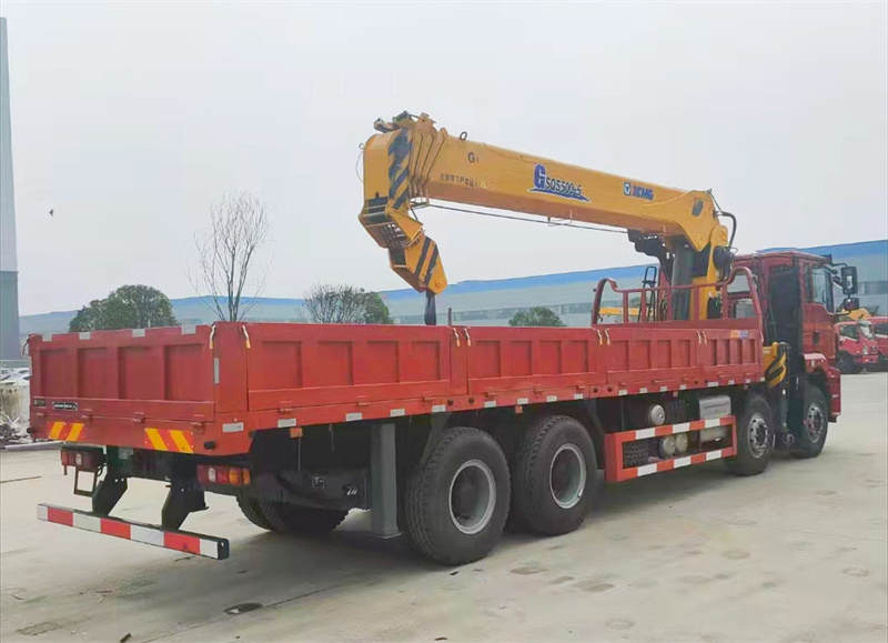 陕汽德龙前四后八国六350马力徐工20吨随车吊图片展示C