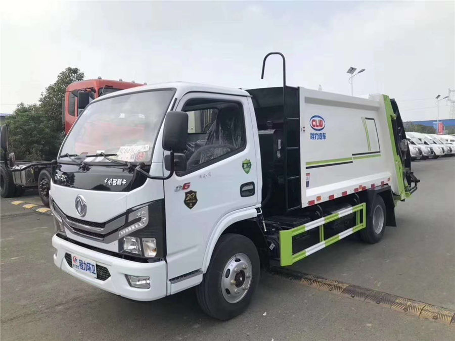 国六东风多利卡压缩式垃圾车|压缩垃圾车