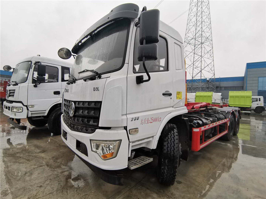国六东风专底D3L勾臂式垃圾车|勾臂垃圾车