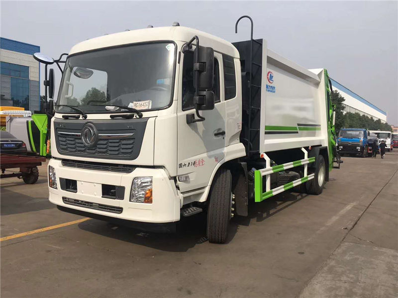 国六东风天锦压缩式垃圾车|压缩垃圾车