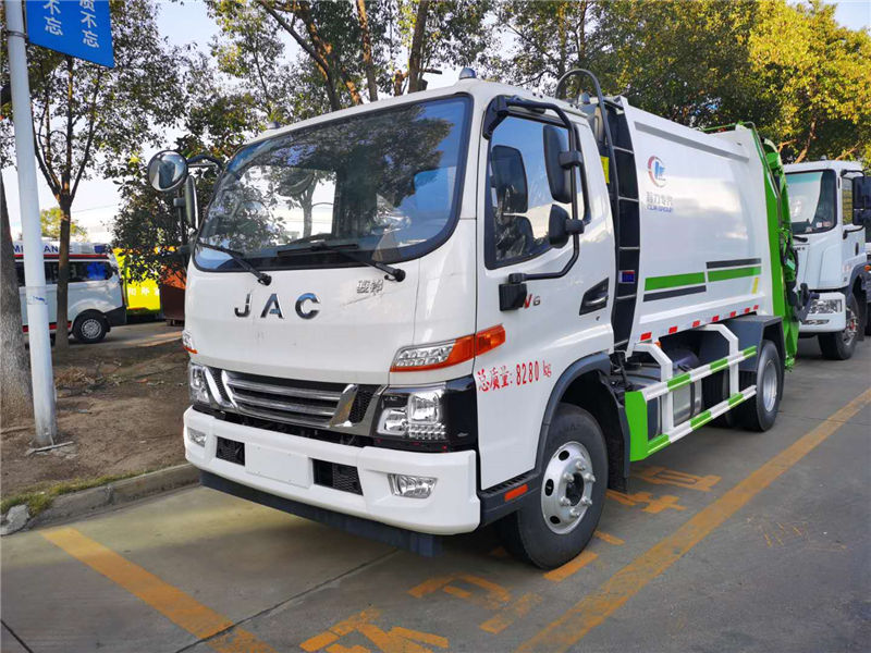 国六江淮8方压缩式垃圾车|压缩垃圾车