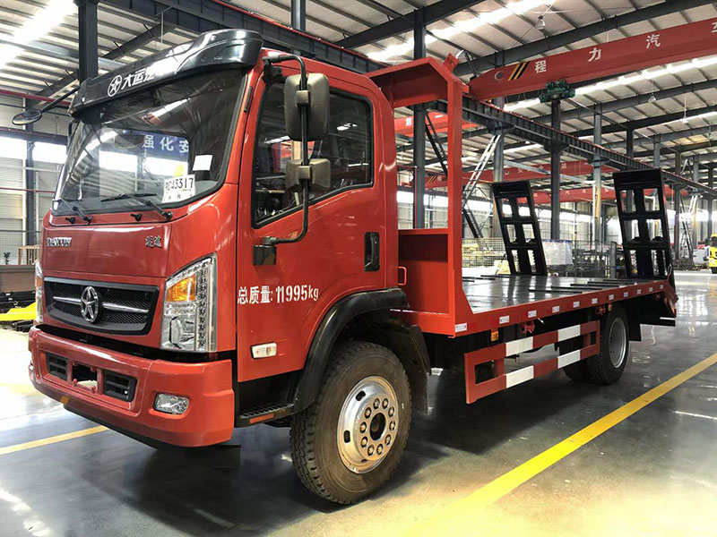 平板车可拉150挖机|平板运输车