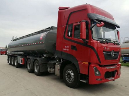 随州力神醒狮牌SLS9400GPG普通液体运输半挂车