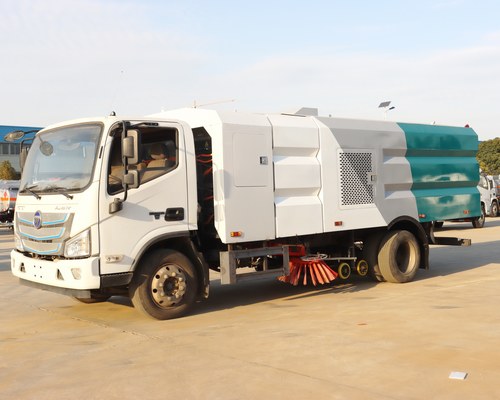 福田欧马可纯电动洗扫车CL5121TXSBEV,福田纯电动洗扫车,福田新能源洗扫车,新能源洗扫车,新能源车厂家,福田欧马可洗扫车