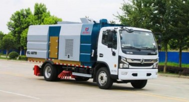 国六东风大多利卡后置吸尘车_凯力风牌KLF5121TXCE6型吸尘车
