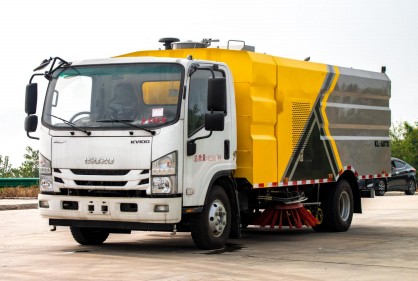 国六庆铃五十铃KV100洗扫车_威牌CLW5080TXSQ6洗扫车