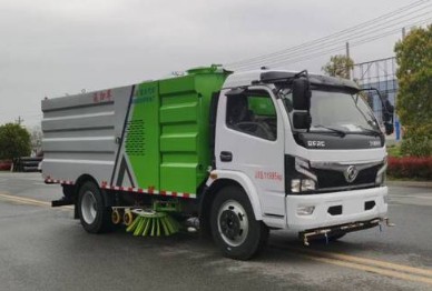 国六东风多利卡洗扫车_凯力风牌KLF5120TXSE6洗扫车