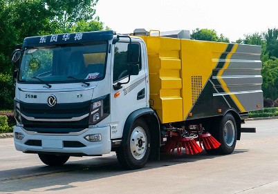 国六东风华神T3洗扫车_凯力风牌KLF5121TXSE6型洗扫车